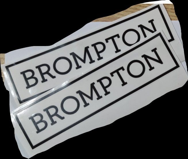Brompton sticker decal, Sports Equipment, Bicycles Parts, Parts