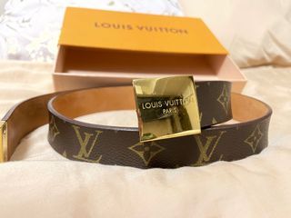 Brown Leather Louis Vuitton Belt