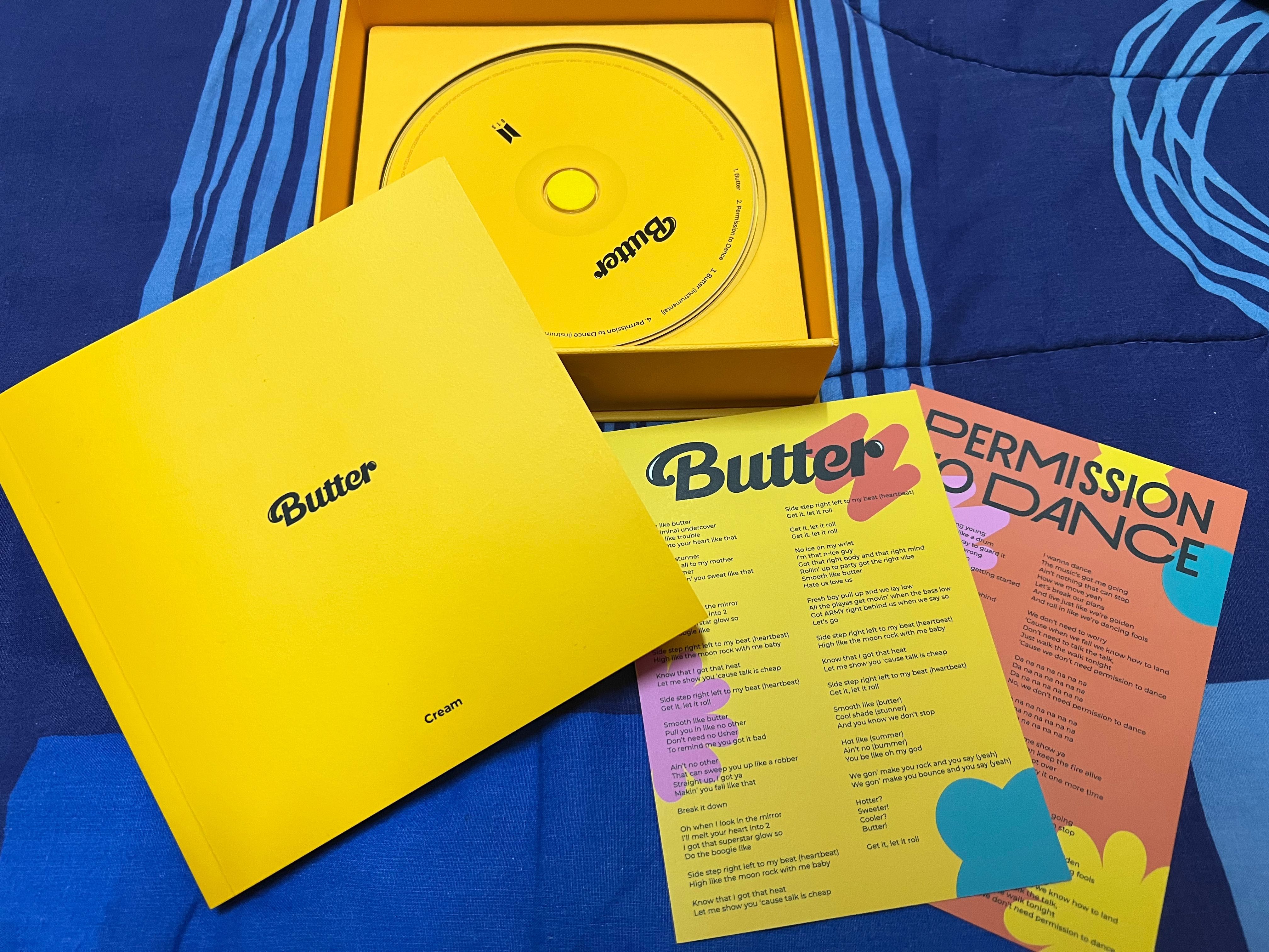 BTS Butter Album Cream Version, Hobbies & Toys, Collectibles
