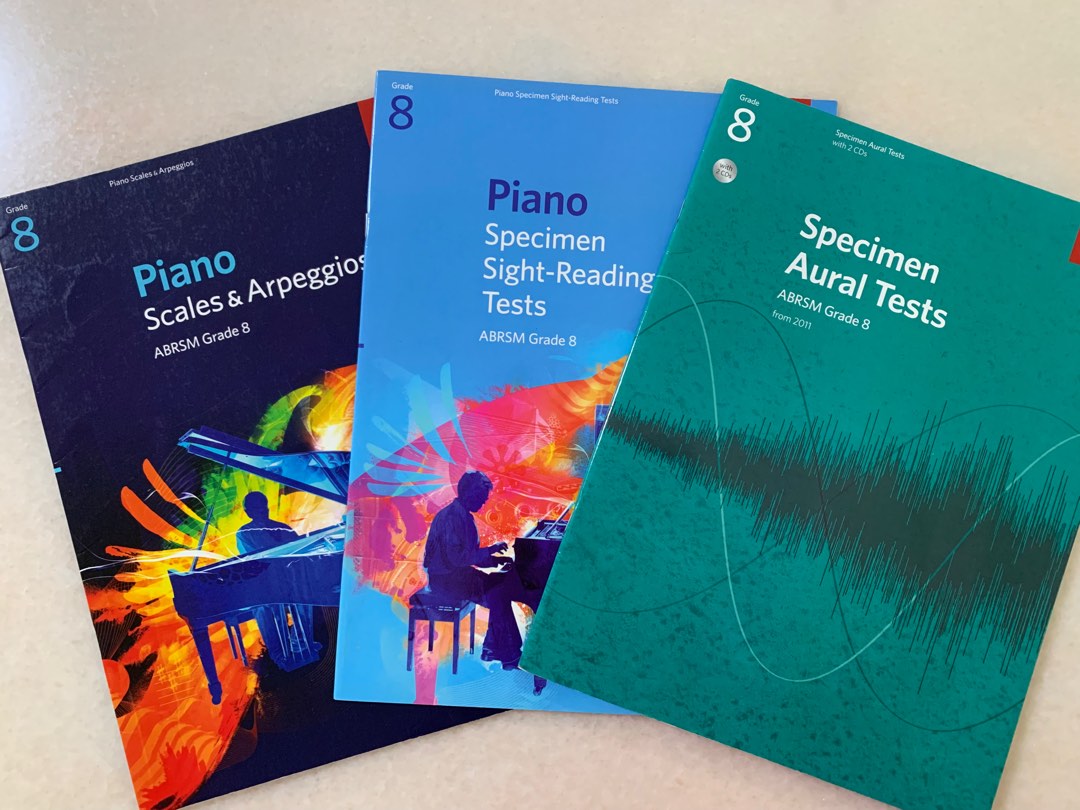 BUNDLEabrsm grade 8 piano books scales and arpeggios, sight reading