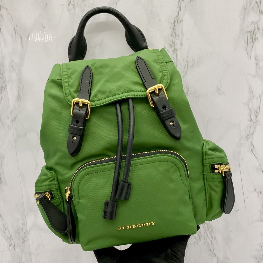 Burberry green on sale backpack