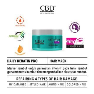 CBD Hair Mask Keratin Pro - 250gr