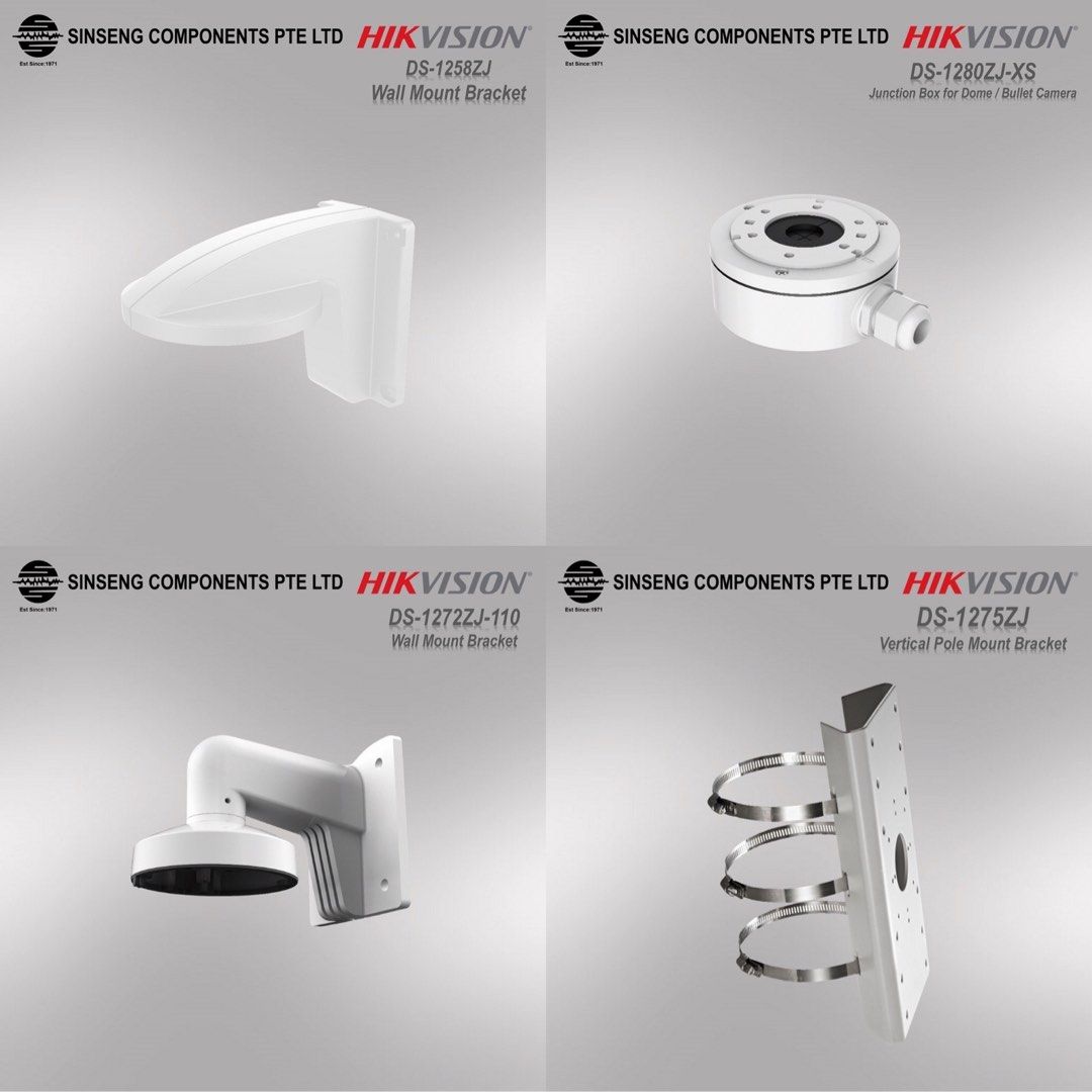 CCTV Bracket [•Junction Box •Wall Mount •Ceiling Mount •Pendant Pole