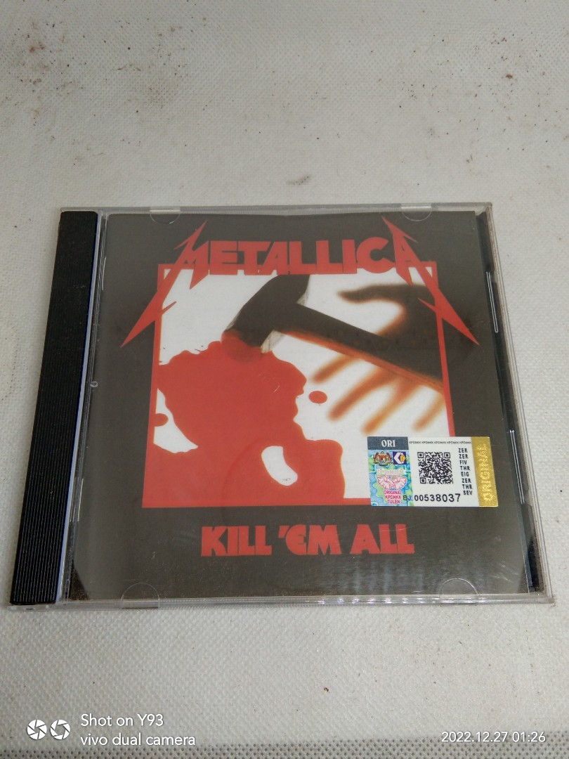 CD Metallica Kill em All, Hobbies & Toys, Music & Media, CDs & DVDs on