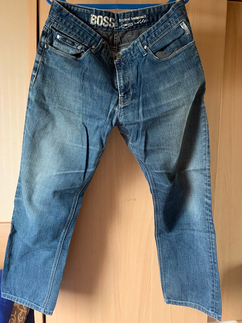 Celana Jeans HUGO BOSS LIKE NEW NETT Fesyen Pria Pakaian