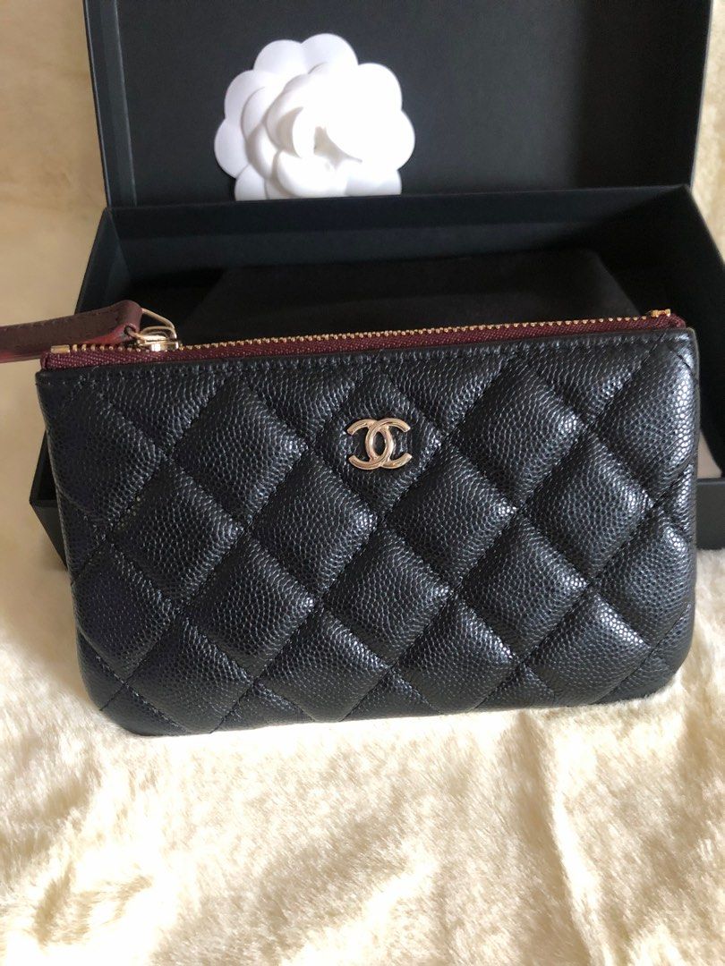Chanel Mini O Case Zip Pouch, Women's Fashion, Bags & Wallets, Purses &  Pouches on Carousell