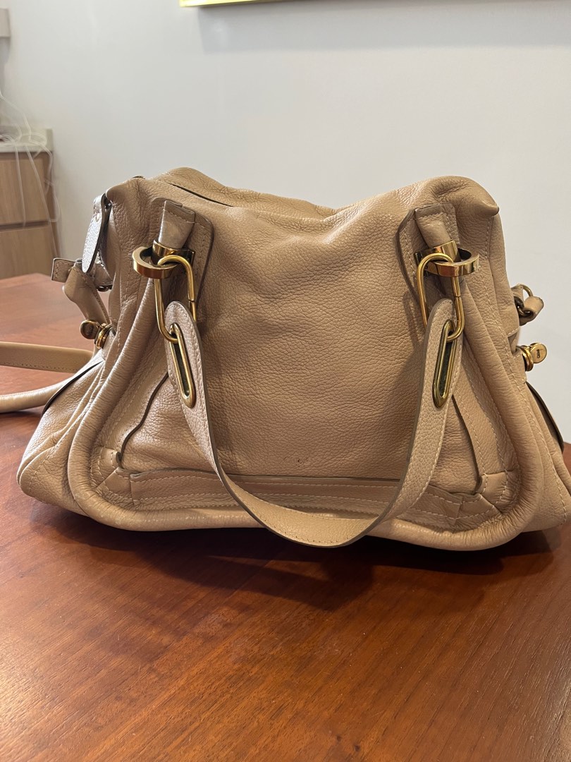Chloe Paraty Medium Beige Women s Fashion Bags Wallets