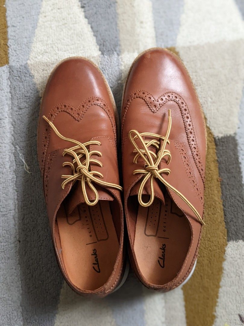 Clarks wingtip womens sale