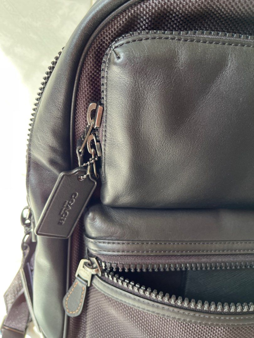 Coach Rider Men leather Backpack