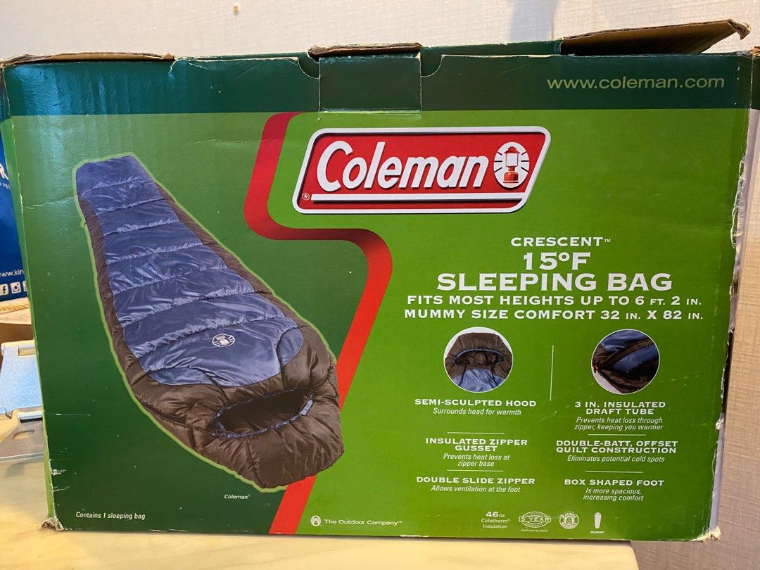 Coleman sleeping bag, Sports Equipment, Other Sports Equipment and