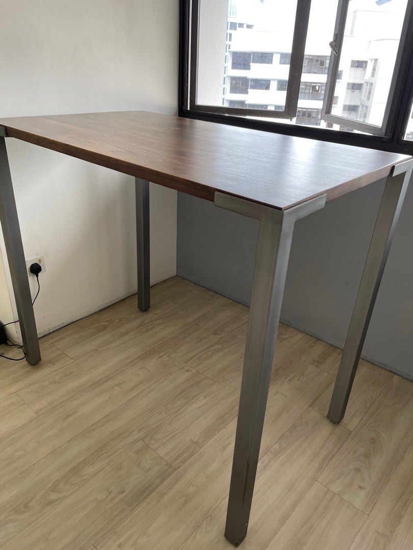 Crate and barrel bar height hotsell table