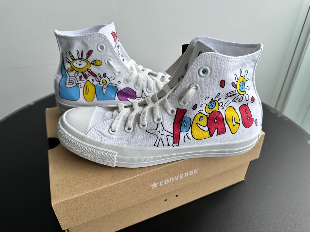 White deals converse custom