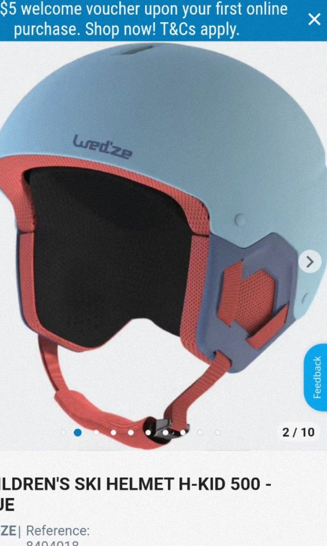 Decathlon Ski helmet, Sports Equipment, Other Sports Equipment and