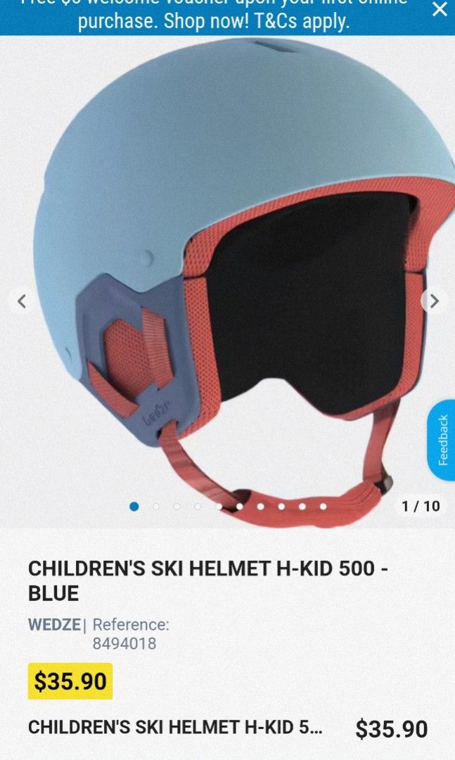 Decathlon Ski helmet, Sports Equipment, Other Sports Equipment and