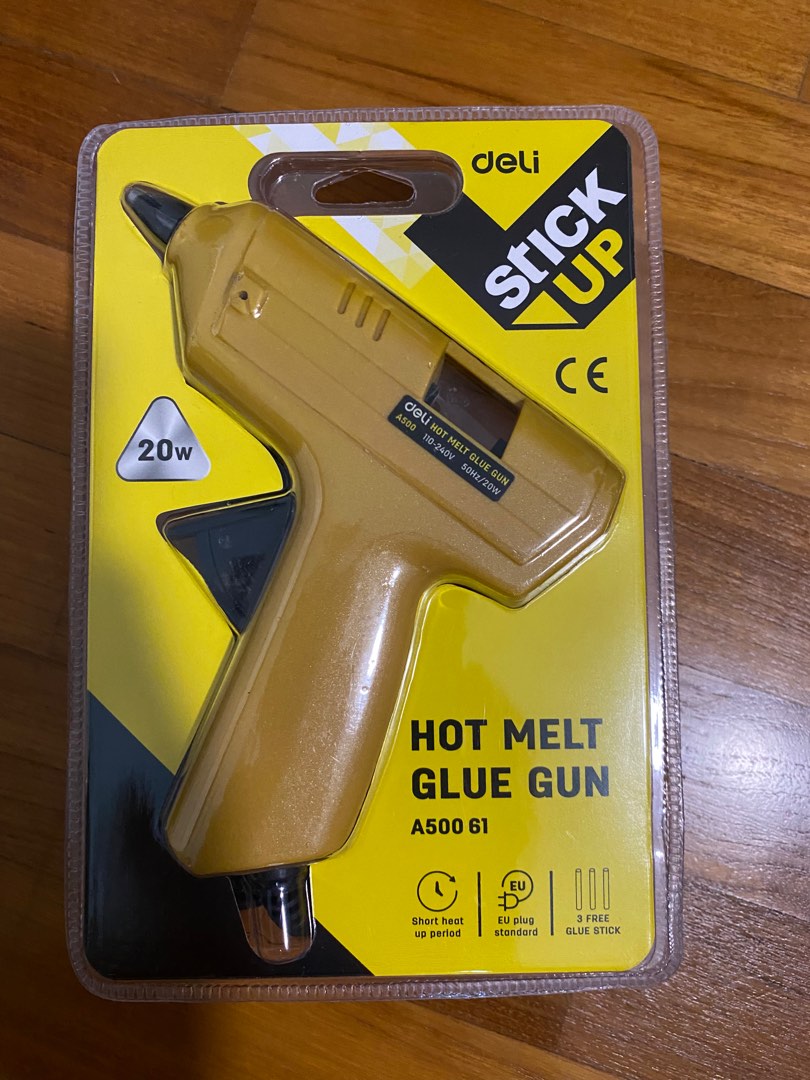 Deli hot melt glue gun, Hobbies & Toys, Stationery & Craft, Craft