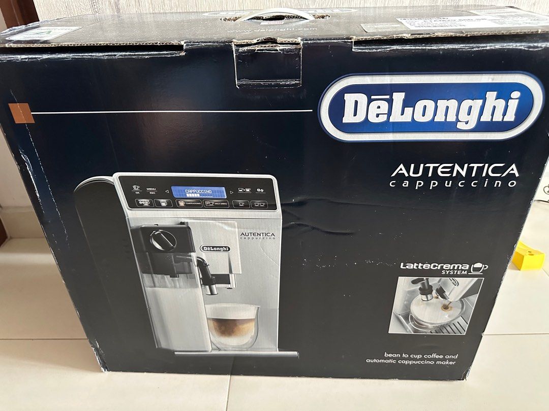 Delonghi Autentica Cappuccino Coffee Machine, TV & Home Appliances ...