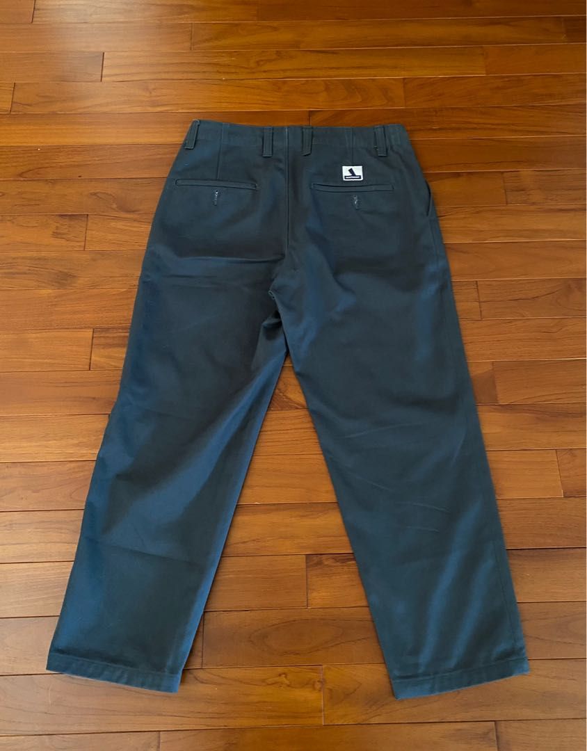 DESCENDANT DC-6 wide CHINO TROUSERS SIZE 2, 男裝, 褲＆半截裙