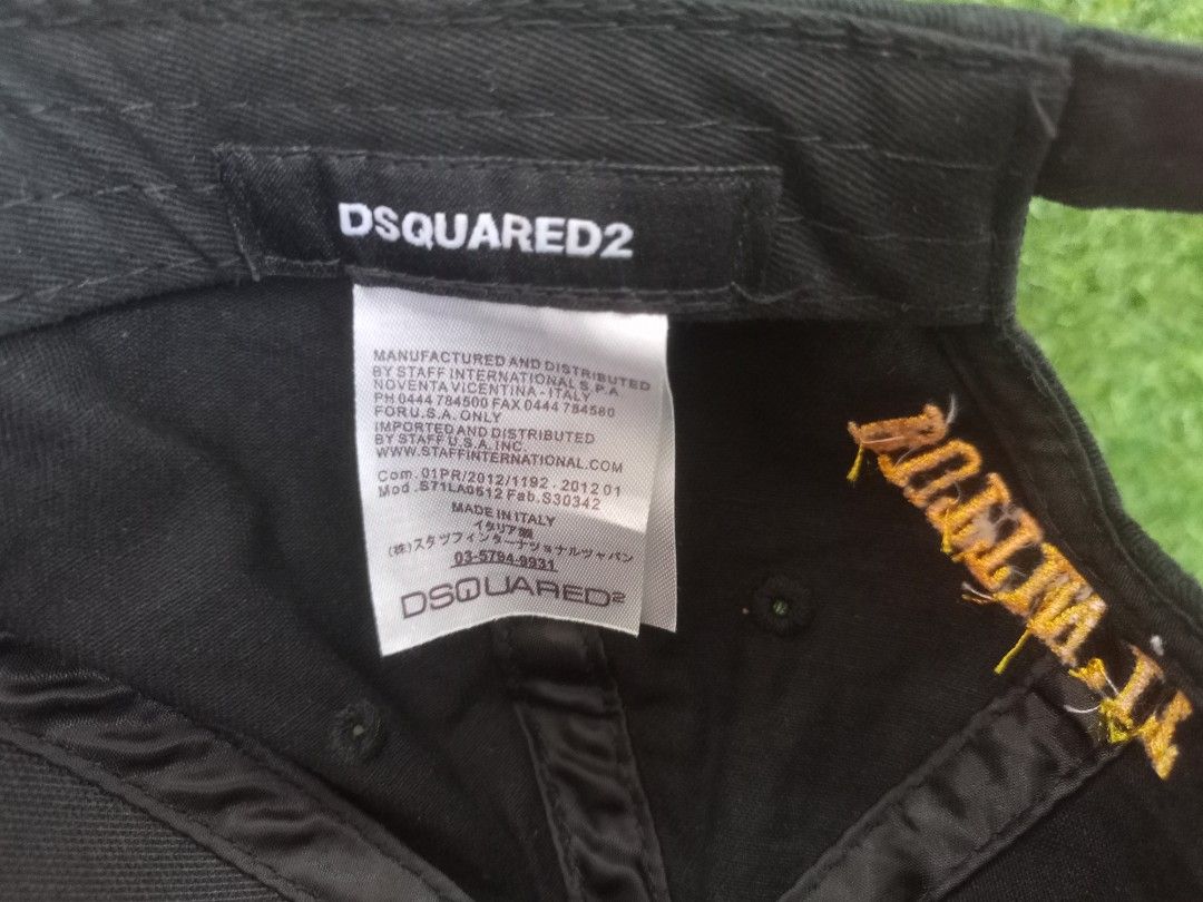 Dsquared shop cap label