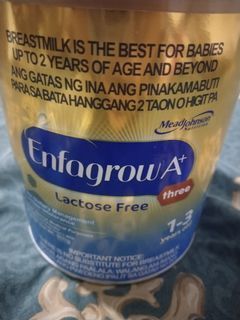 Enfagrow lactose free