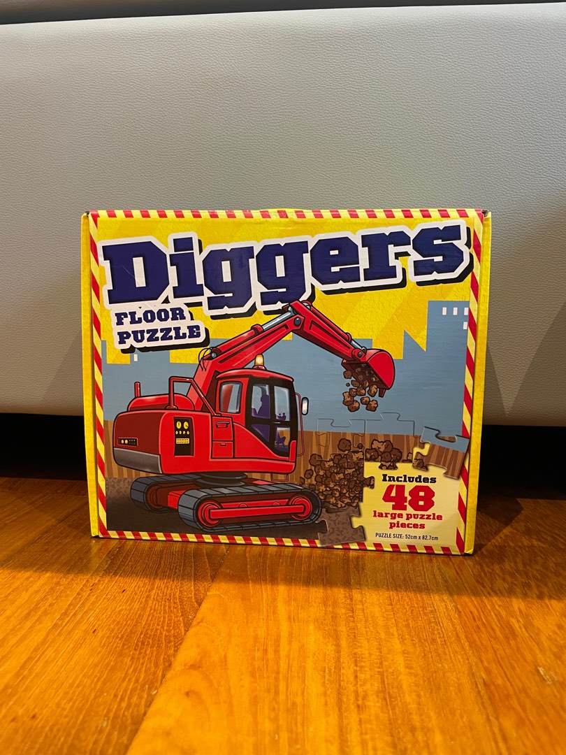 Orchard toys digger floor puzzle, Hobbies & Toys, Toys & Games on Carousell