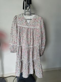 Floral maxi blouse