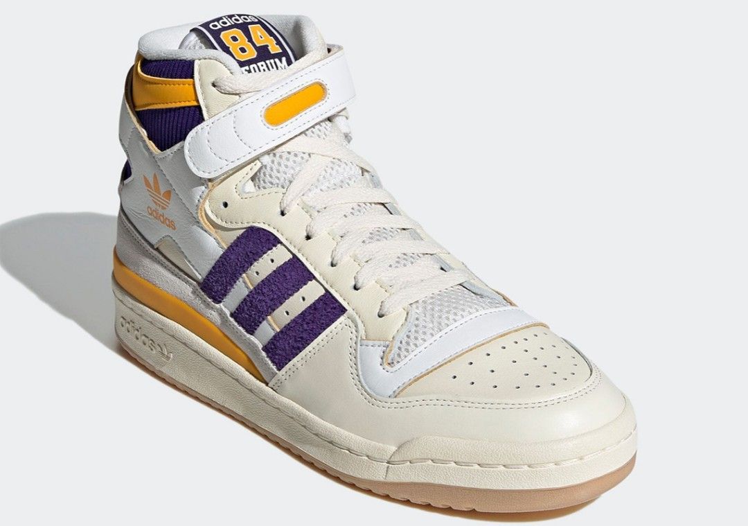 Adidas Forum 84 High 'Lakers', Men's Fashion, Footwear, Sneakers on  Carousell