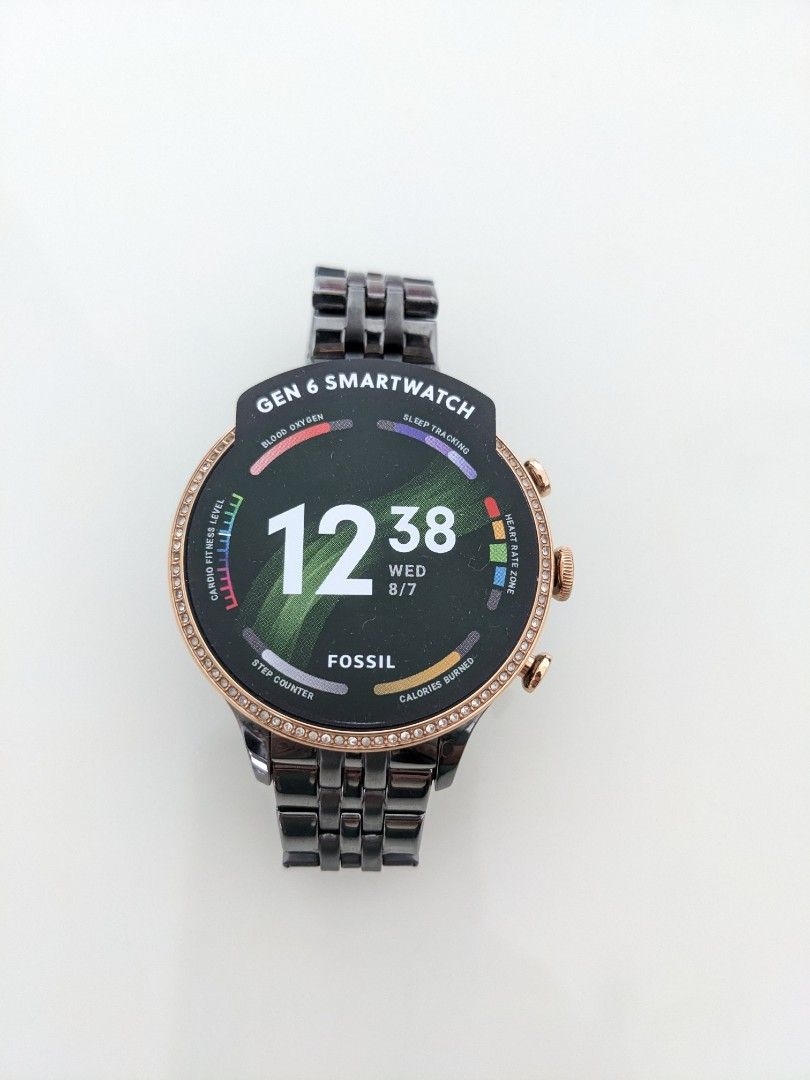 Fossil Gen 6 Smartwatch Gunmetal Stainless Steel