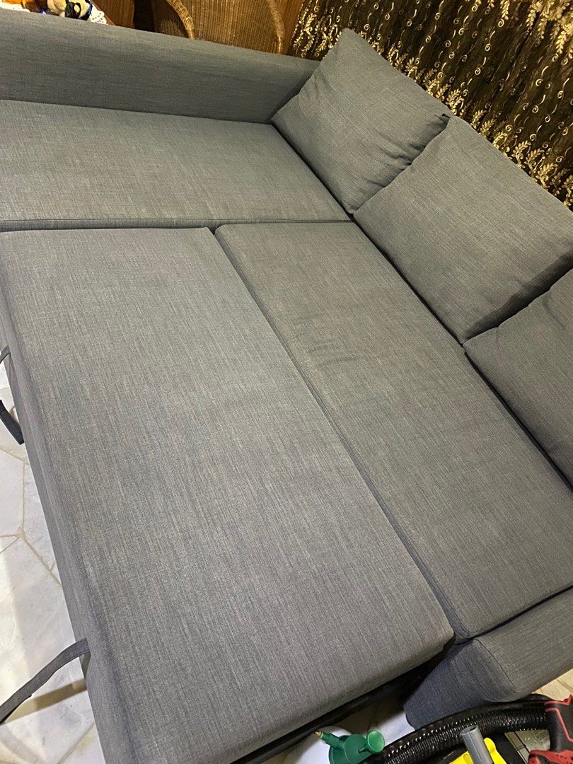 FRIHETEN IKEA corner sofa bed with storage (already deep cleaning), Furniture & Home Living