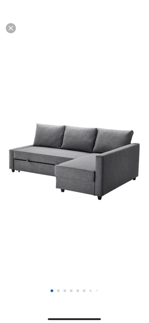FRIHETEN IKEA corner sofa bed with storage (already deep cleaning), Furniture & Home Living
