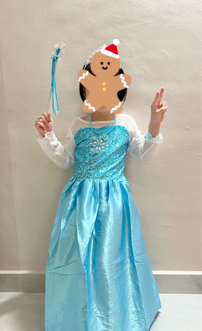 Frozen dress for 7 year on sale old