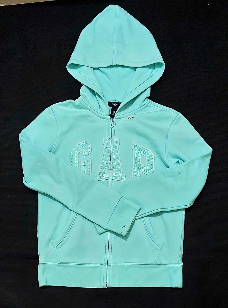 Gap Mint Green Jacket, Babies & Kids, Babies & Kids Fashion on Carousell
