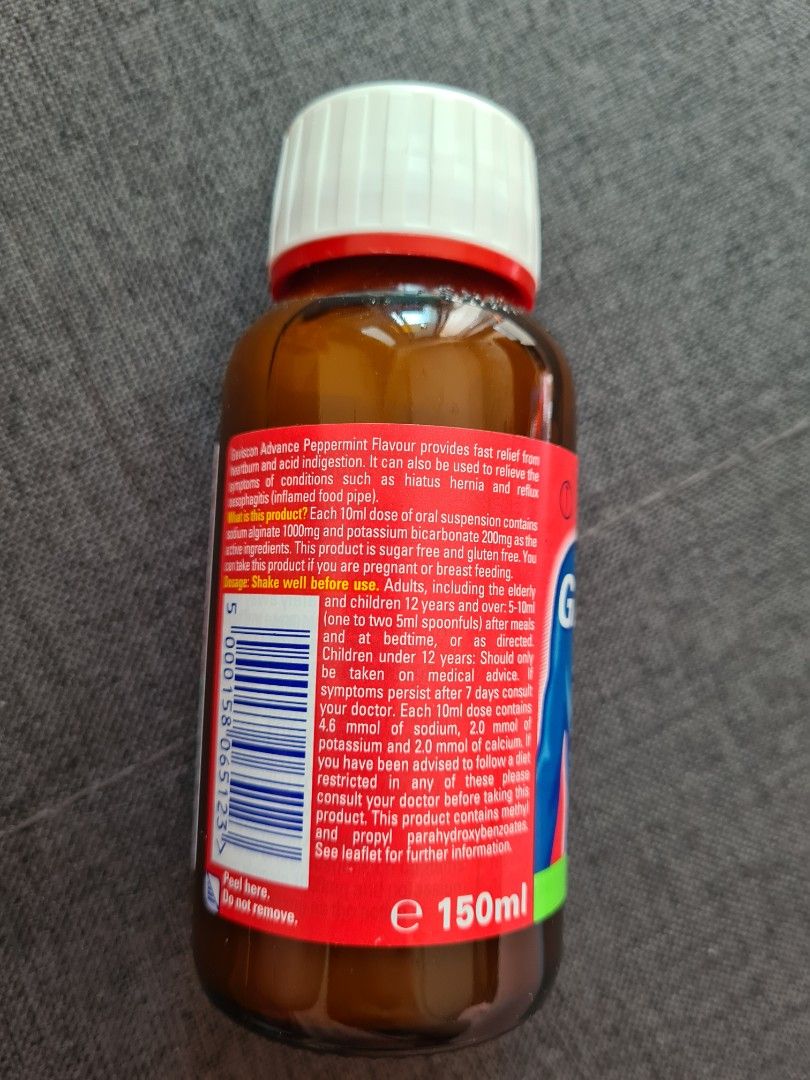 Gaviscon Advance, Health & Nutrition, Health Supplements, Vitamins