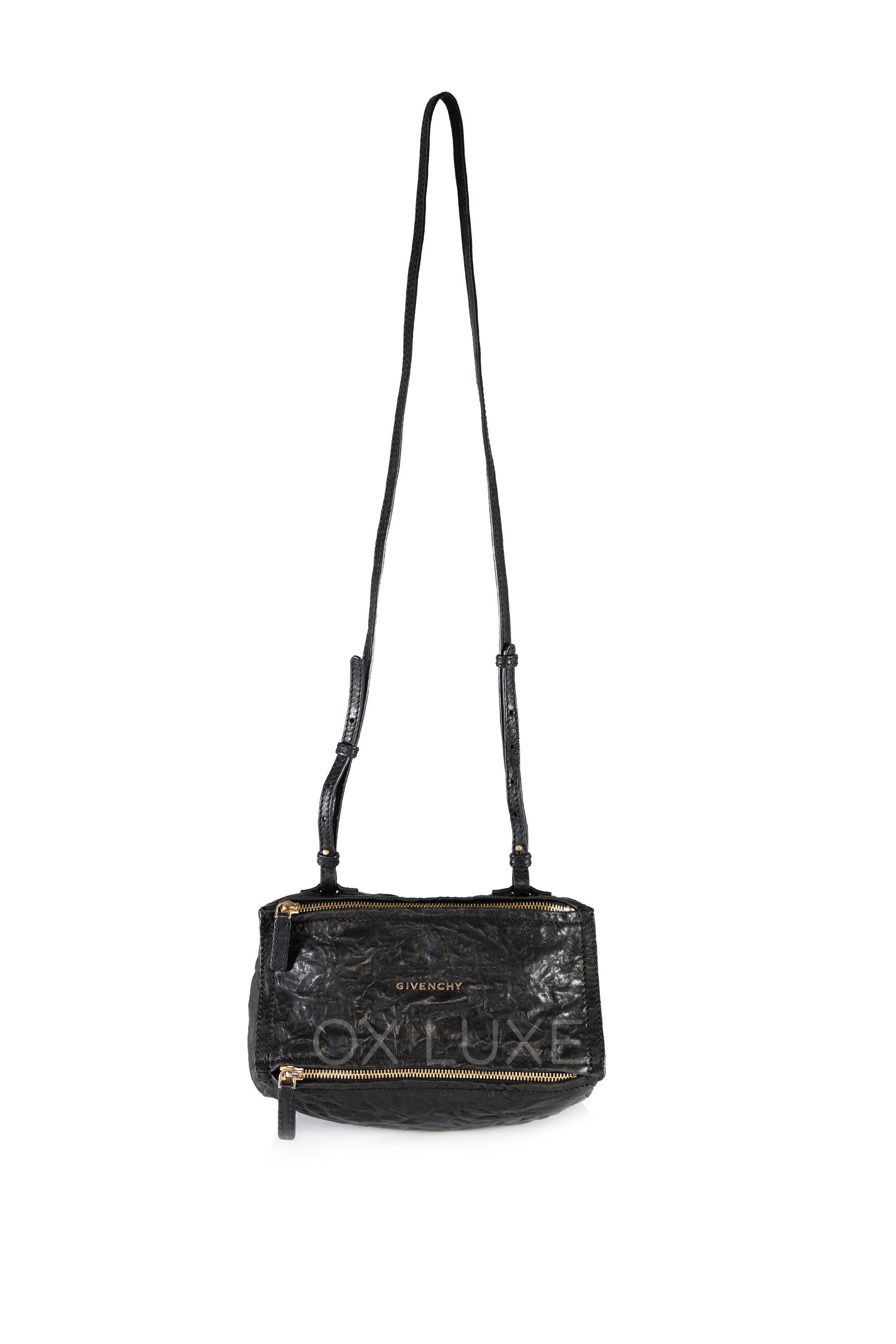 Givenchy pandora small leather shoulder bag discount
