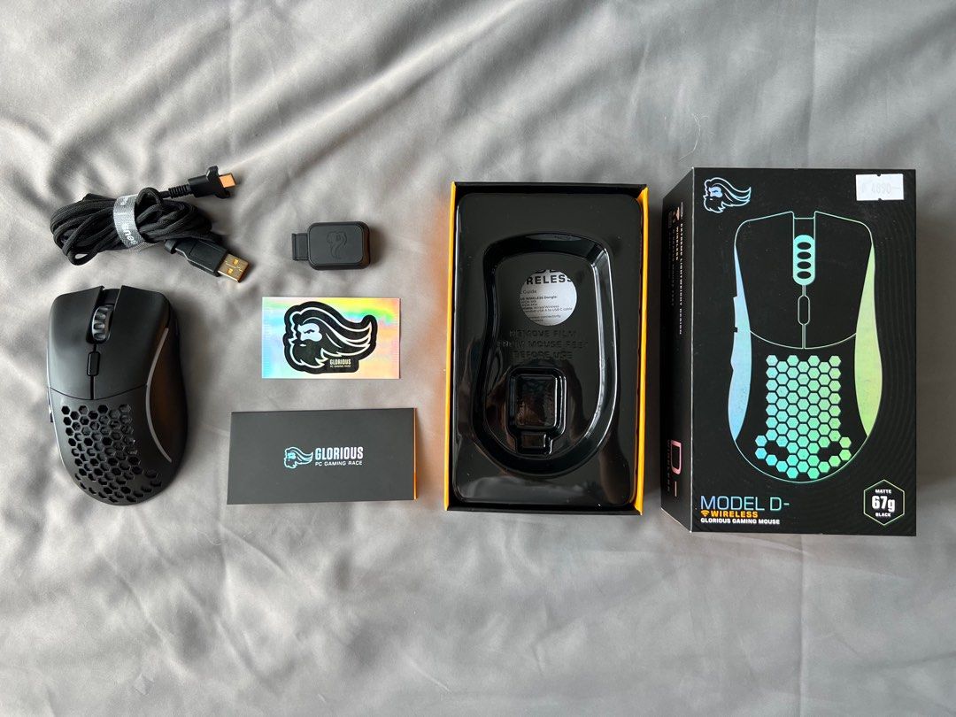 Glorious Model D Minus Wireless Gaming Mouse, Computers & Tech, Parts