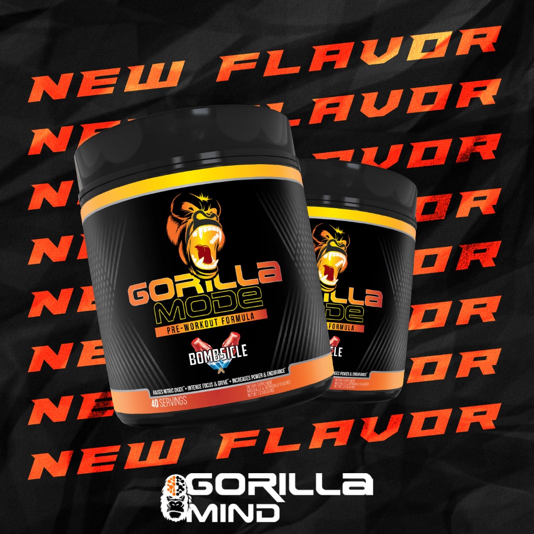 GORILLA MODE PRE WORKOUT MULTIPLE FLAVORS AVAILABLE, Health & Nutrition