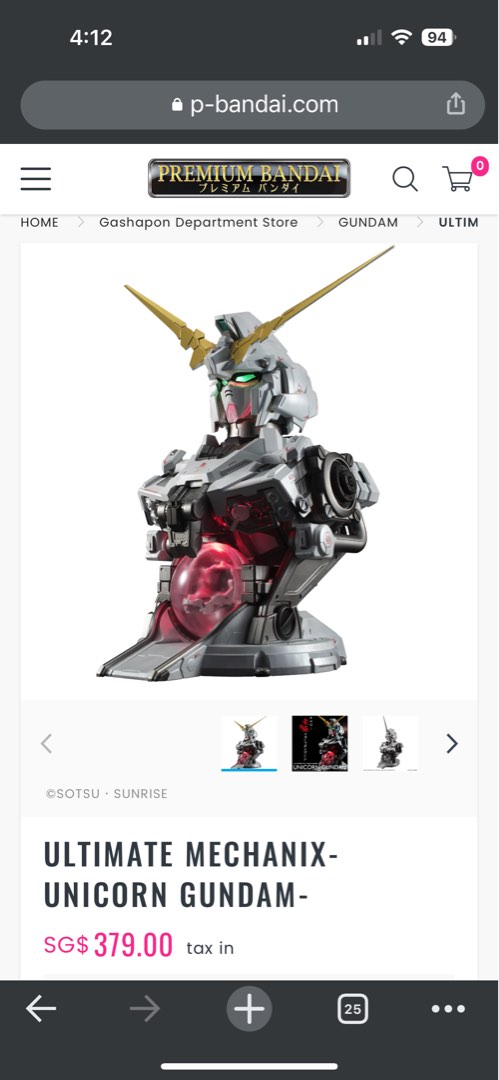 Gundam Unicorn Ultimate Mechanix, Hobbies  Toys, Toys  Games on Carousell
