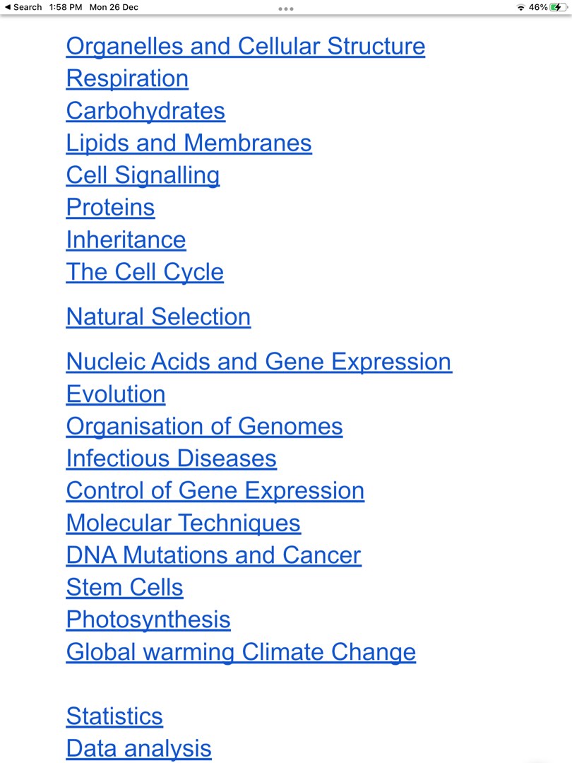 H2 Biology notes, Hobbies & Toys, Books & Magazines, Textbooks on Carousell