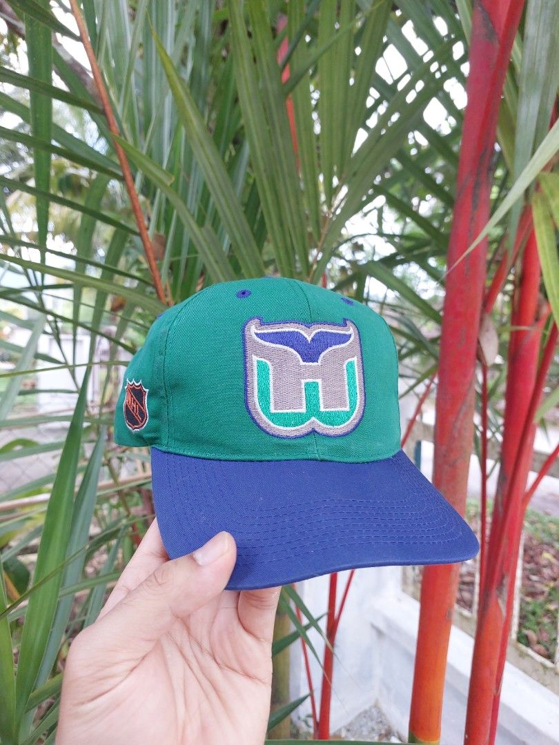 HARTFORD WHALERS BACKSCRIPT SPORT SPECIALTIES VINTAGE HAT SS ICE