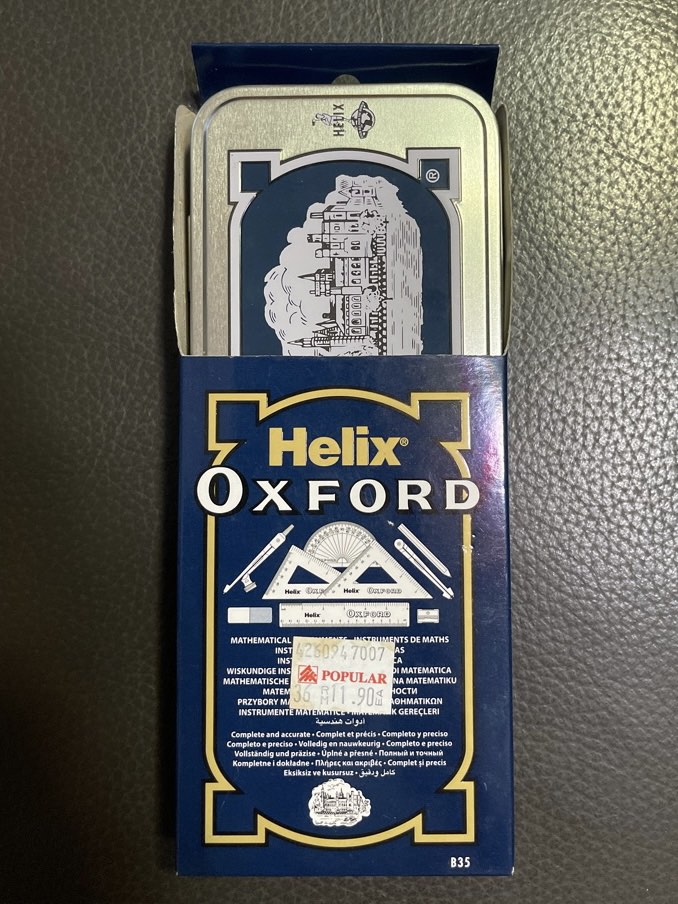 Helix Oxford Mathematical Instruments Set, Hobbies & Toys, Stationery ...
