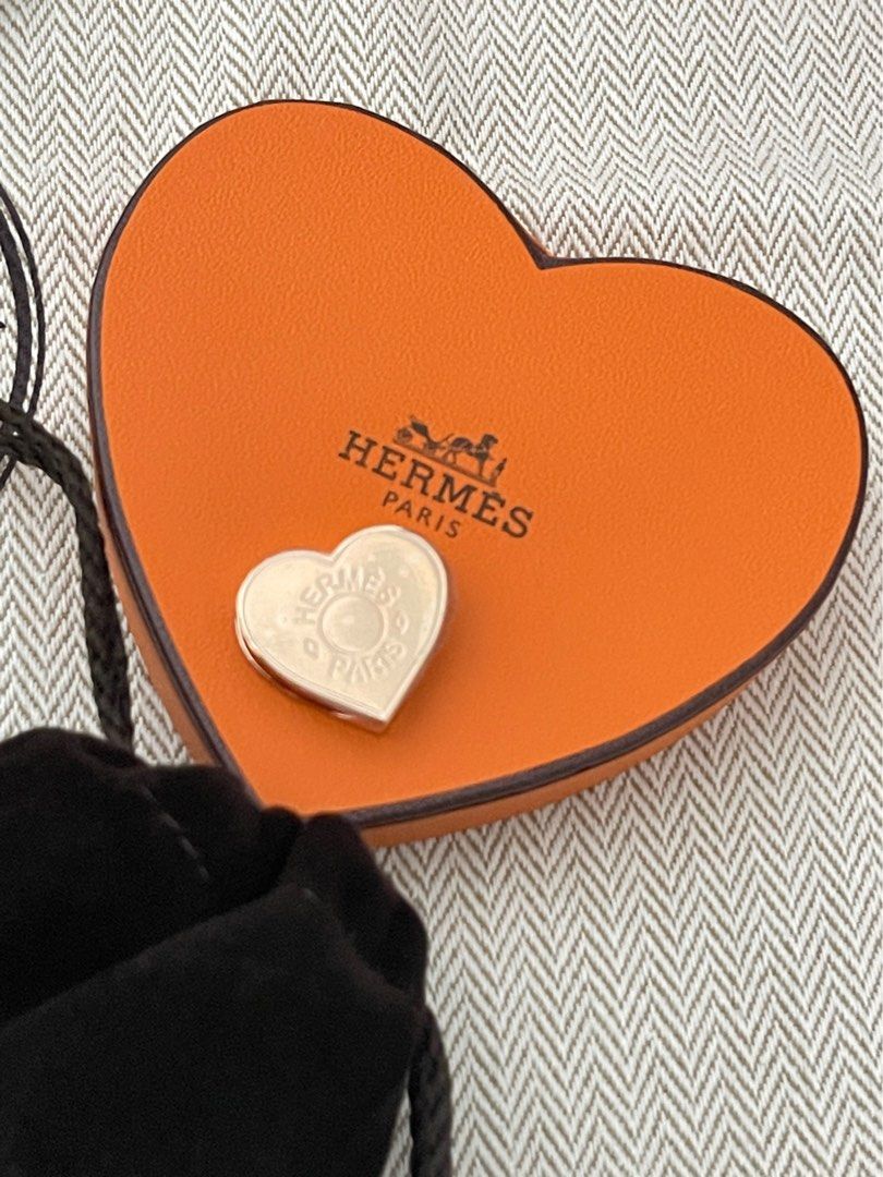 Heart Hermes Scarf Rings Hermes Scarf Ring Valentine Set, Women's
