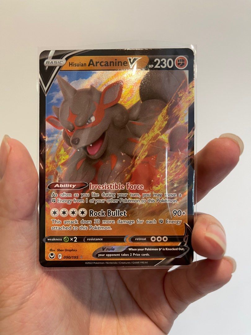 Hisuian Arcanine V, Hobbies & Toys, Toys & Games on Carousell Hisuian Arcanine V, Hobbies & Toys, Toys & Games on Carousell