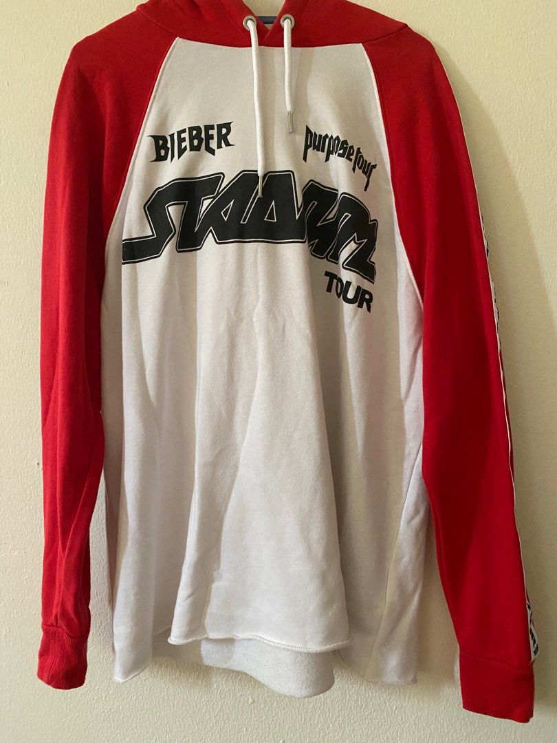 H M Justin Bieber Stadium Tour Hoodie Women s Fashion Tops