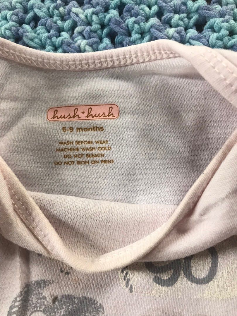 Hush Hush Baby Onesie, Babies & Kids, Babies & Kids Fashion on Carousell