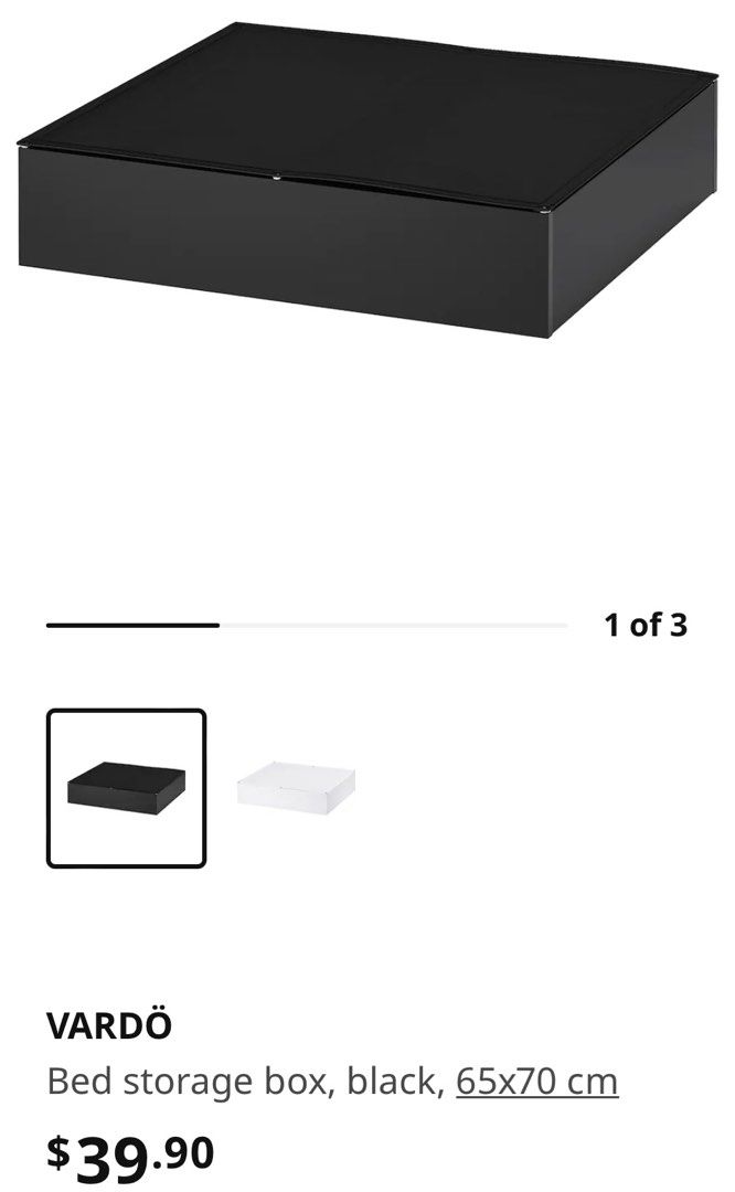 IKEA Bed storage box, Furniture & Home Living, Home Improvement