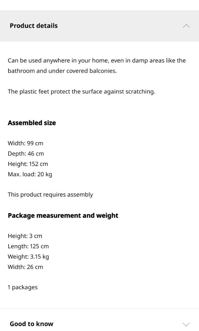 IKEA Clothes Rack, Furniture & Home Living, Furniture, Shelves