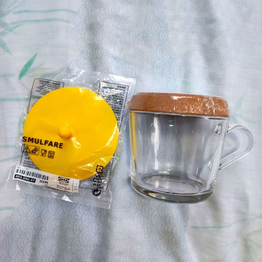 SMULFARE Lid for mug, silicone yellow - IKEA
