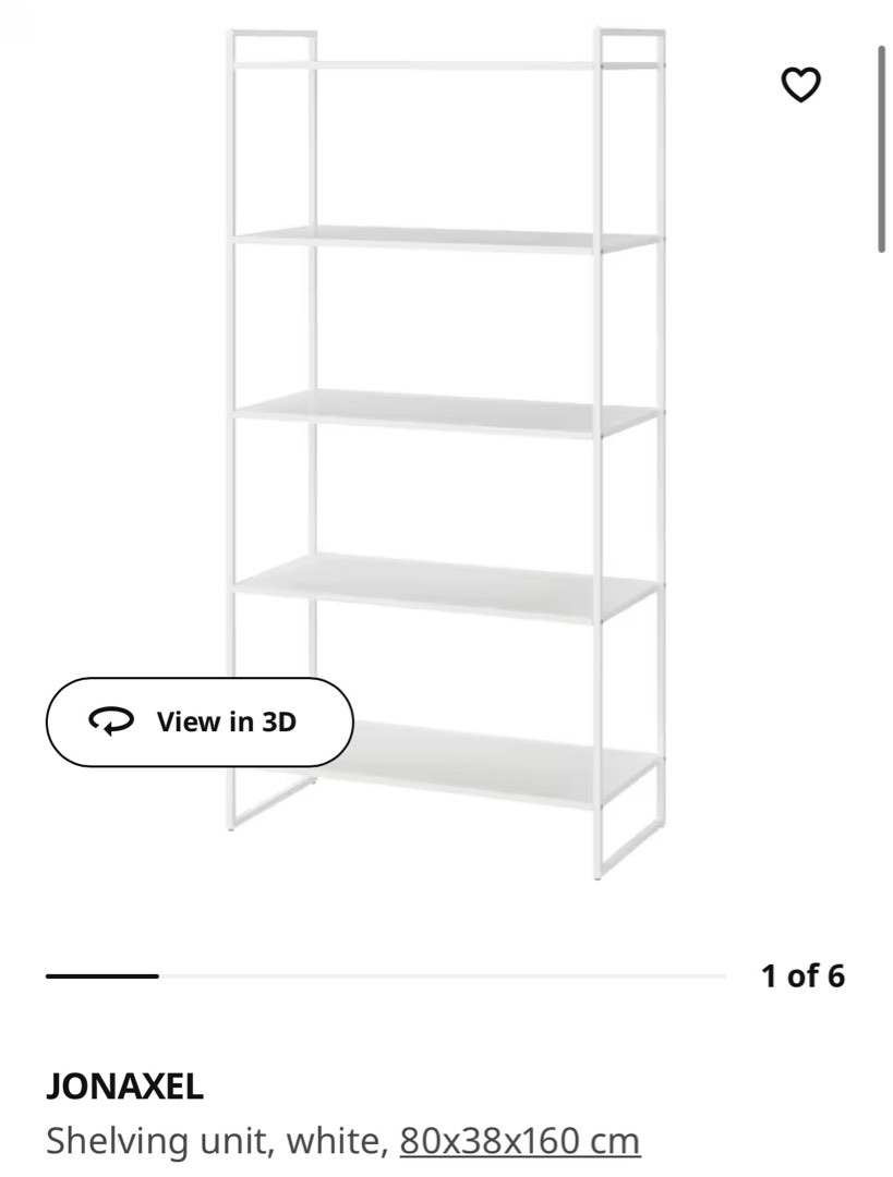 Ikea JONAXEL shelves, Furniture & Home Living, Furniture, Shelves