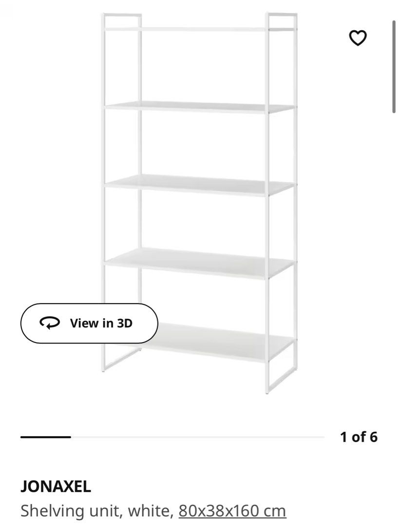 Ikea JONAXEL shelves, Furniture & Home Living, Furniture, Shelves