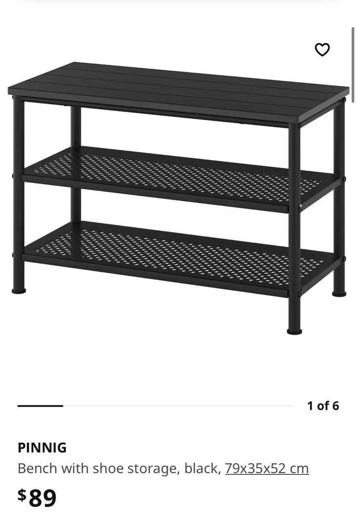 Ikea shoe rack, Furniture & Home Living, Furniture, Shelves,