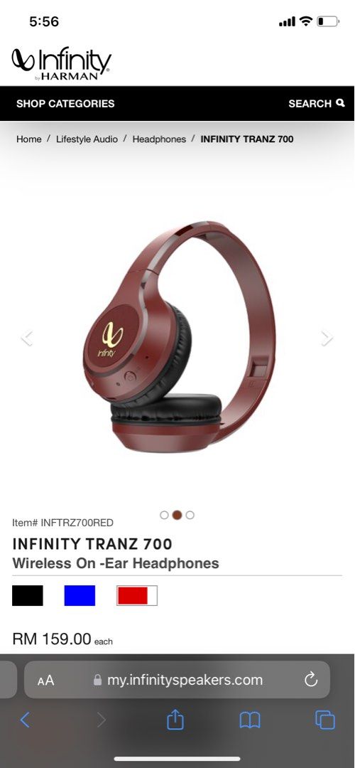 Infinity harman on sale tranz 700